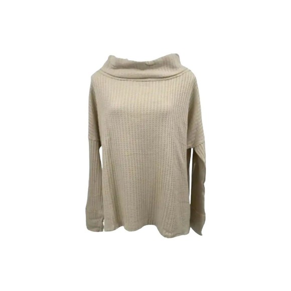 Free People Top Juicy Long Sleeve Size Medium Color  Stone Cold MSRP $88  NWT - Picture 3 of 7